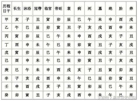 長生右手地支|《四柱八字》十二長生速記法